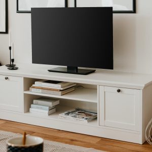Tv-meubel LANDO 2 deuren wit