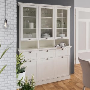 Vitrinekast LANDO 6 deuren 3 lades