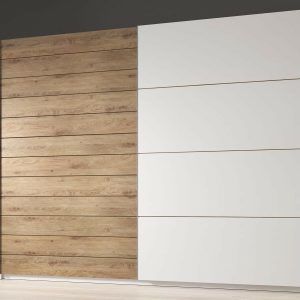 Kast GALACTIC 2 deuren 270 cm wit/eik beaufort