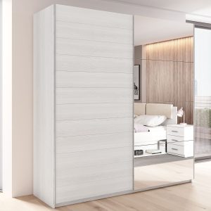 Kledingkast GALACTIC 2 deuren 200 cm abisko essenhout