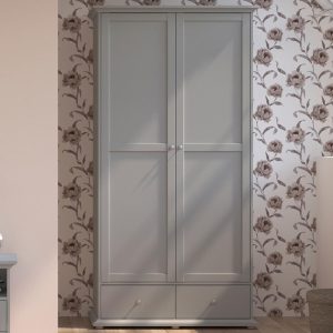 Kast Margaret 2 deuren en 2 lades grijs