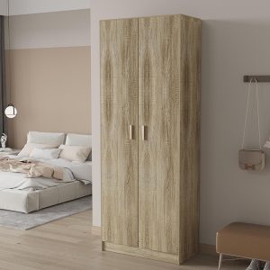 Boekenkast ESPACITO 2 deuren sonoma (hoogte: 148 cm)