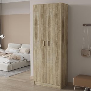 Boekenkast ESPACITO 2 deuren sonoma (hoogte: 194 cm)