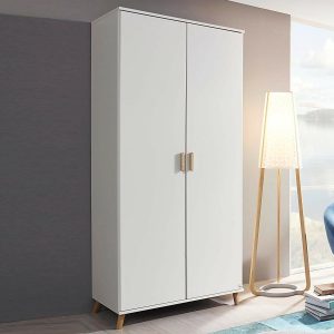 Kast FLAUN 2 deuren wit zonder spiegel