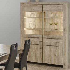 Vitrine ALBAN 4 deuren sanremo