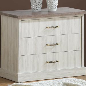 Commode ELANO 3 lades lichte eik/sonoma eik