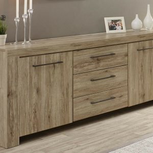 Dressoir ALBAN 2 deuren 3 lades sanremo