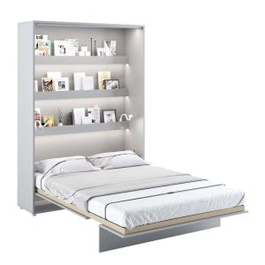 Opklapbed CONCEPTION PRO 140x200 cm mat grijs (verticaal) zonder kasten