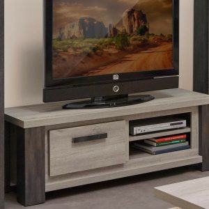 Tv-meubel MATTHIS 1 deur dark forest